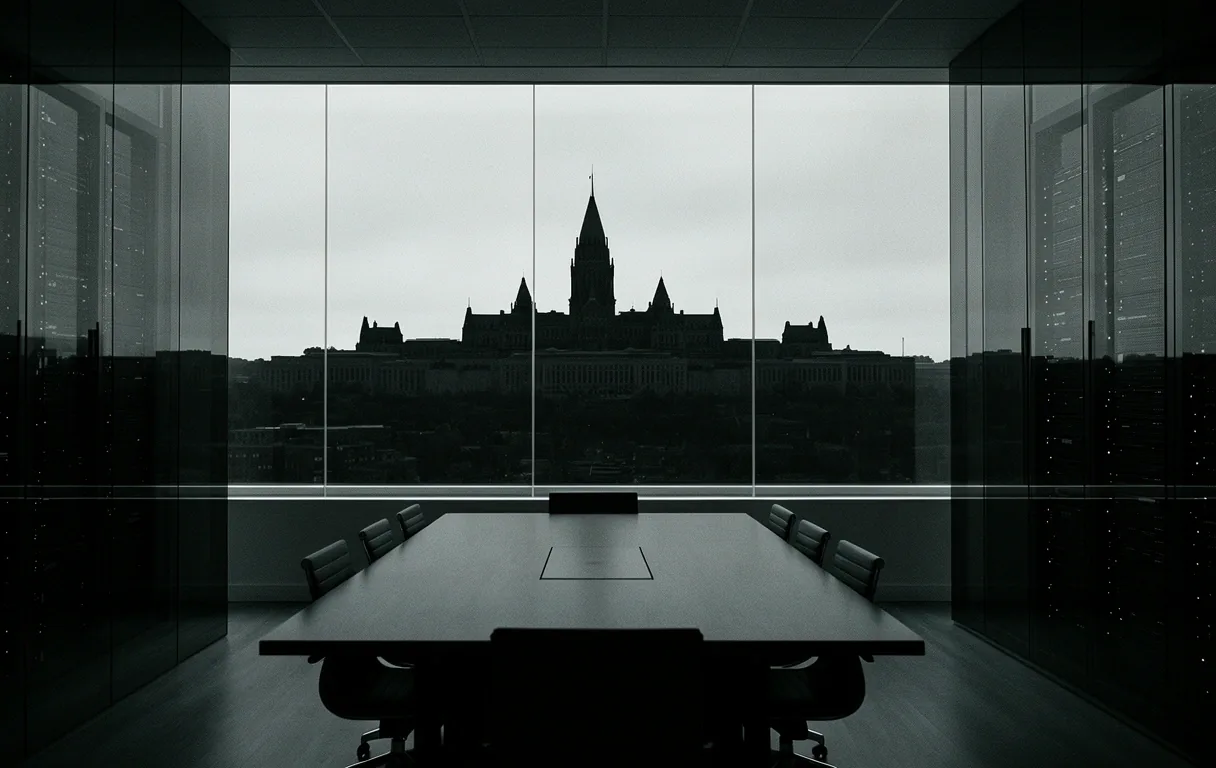 Ottawa Parliament Silhouette